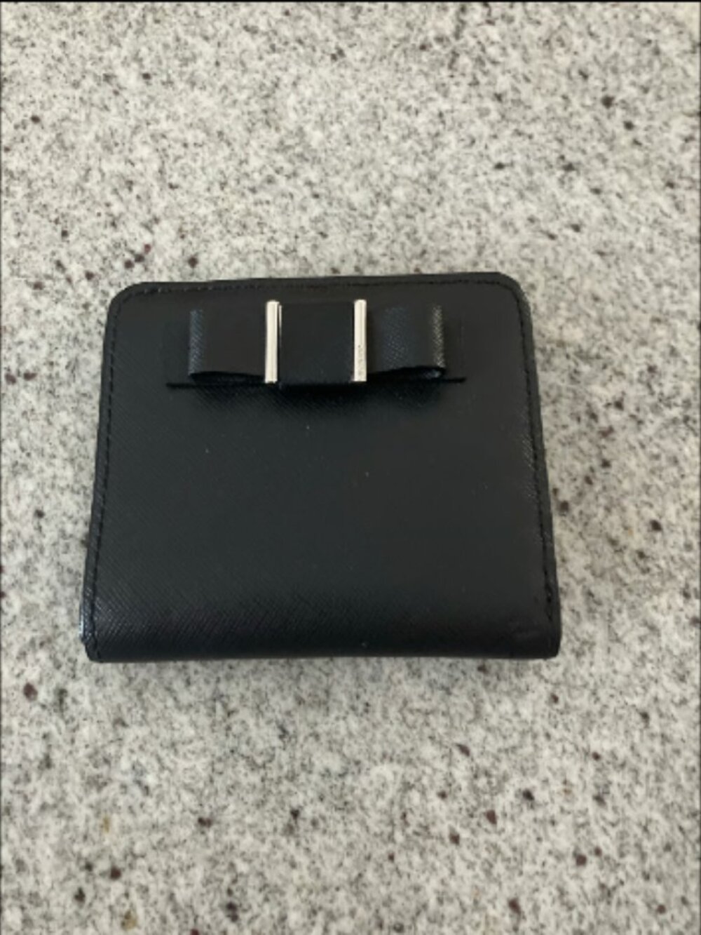 Coach Small Black Snap Closure Wallet